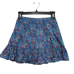 Gymboree Girls Floral Cotton Skirt Size 7/8 Lined Tiered Cottagecore Prairie - Picture 1 of 7
