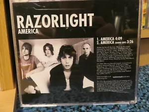 RAZORLIGHT - AMERICA - US PROMO CD SINGLE - VERY RARE - EXC COND. - Picture 1 of 1