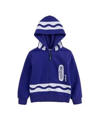 Crayola Kids Full Zip Hoodie Jacket Purple Size 4 NWT - Image 1 of 4