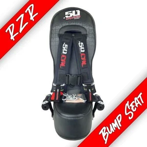 Middle Bump Seat & Black Harness Polaris RZR XP1000 S 900/1000 XP Turbo - Picture 1 of 12