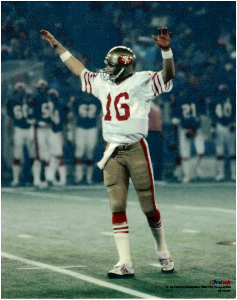 Joe Montana-San Francisco 49ers-Licensed 8x10 Football Photo - Image 1 of 1