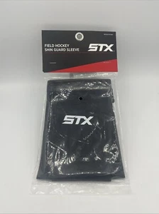 STX Field Hockey Shin Guard Sleeve, Black, One Size Fits Most Free Ship - Picture 1 of 5
