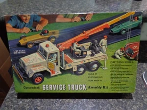 VINTAGE RENWAL 1/32 CUSTOMIZED SERVICE TRUCK WRECKER CRANE ROTATOR USED KIT - Picture 1 of 15