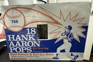 18 Hank Aaron Pops Freeze Pops NIB - Picture 1 of 4