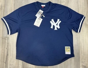 Mens Mitchell Ness Derek Jeter Navy New York Yankees Cooperstown Collection 3XL - Picture 1 of 7