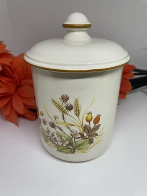 HARVEST  -  STORAGE JAR -  MARKS AND SPENCER  - ST MICHAEL - M&S - Image 1 of 4