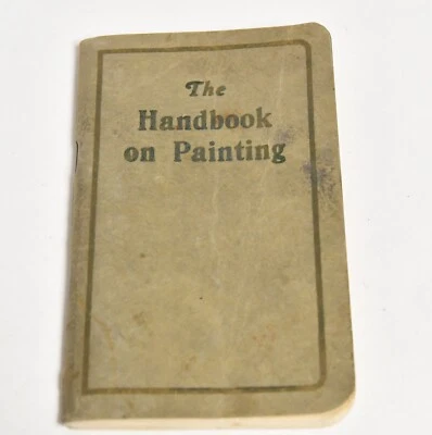 1927 Dutch Boy Paint National Lead Co. EL MANUAL SOBRE PINTURA Foto 1 de 4