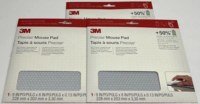 Mouse pad 3M Precise (pacote com 3) novo - Imagem 1 de 2