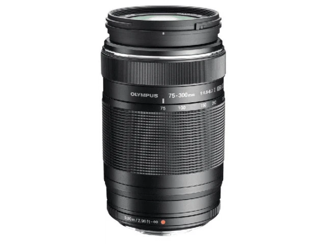 Olympus M. Zuiko Digital ED 75-300 mm F/4,8-6,7 II Objetivo - Negro