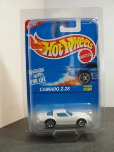 Hot Wheels 1996 Mainline #504 Camaro Z-28 White w 5SPs Metal Body & Base Casting - Picture 1 of 2