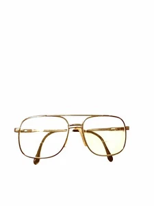 Vintage Luxottica Ricardo Eyeglass Frames 58-16-140mm Brown Italy - Picture 1 of 1