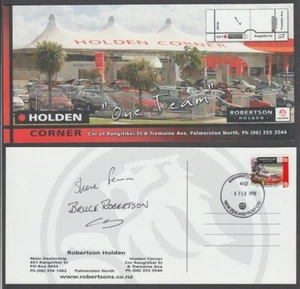 NEW ZEALAND PALMPEX 2010 2ND ISSUE CAL SPEEDWAY ILLUST POSTCARD (ID:71/828/129) - Picture 1 of 1