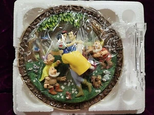  DISNEY SNOW WHITE 3D A WISH COME TRUE BRADFORD EXCHANGE PLATE FREE SHIPPING - Picture 1 of 2