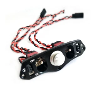 Interruptor de alimentación doble de aleación CNC de metal pesado Miracle con punto de combustible para modelo de radiocontrol - Imagen 1 de 10