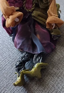 Vintage Hand Made Doll Italian Style Renaissance Marrionet Puppet Rear Find - Picture 1 of 7