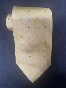 Brooks Brothers Krawatte Herren Krawatte Gänseblümchen Blumen stolz hergestellt in New York 3,25" W - Bild 1 von 5