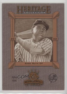 2002 Donruss Diamond Kings Heritage Collection Babe Ruth #HC-25 HOF