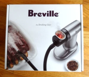 BREVILLE THE SMOKING GUN COLD SMOKE SYSTEM COCKTAIL SMOKER FLAVR BSM00SILUSC NEW - Picture 1 of 8
