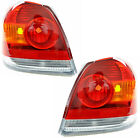 Pair Of Tail Lights For Toyota Echo 08/02-12/05 New Sedan 02 03 04 05 Rear Lamps