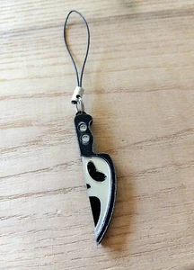 Ghostface Telefon komórkowy Charm Strap Krzyk AirPods Etui Brelok Przełącznik Zamek błyskawiczny - Zdjęcie 1 z 1
