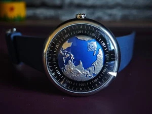 (Not Opened) CIGA Design Watch Blue Planet GPHG Award Steel, EU Warehouse - Picture 1 of 11