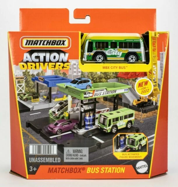 Matchbox Action Drivers Bus Station Playset (HDL08)