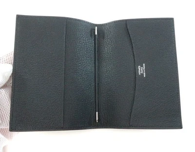 Hermes Agenda GM Negro Chevre Cuero Cubierta B Sello 2023 Excelente Foto 1 de 4