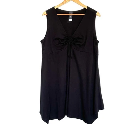 Trajes de baño para todos encubrir para mujer talla 18/20 negro sin mangas suéter de natación Foto 1 de 4