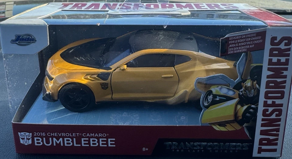 47) 变形金刚 2016 雪佛兰科迈罗大黄蜂黄色 1 32 型号 Jada 9393 — 第 1/2 张图片
