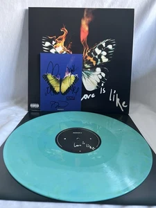 Maroon 5 Love Is Like SEA BREEZE BLUE LP Alt Cover SIGNIERTE Kunstkarte VORVERKAUF 15,8 - Bild 1 von 9