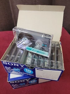 20 DICTATION CASSETTES Sony DC-90 100% End-to-End Recordable Dictation NOS - Picture 1 of 6
