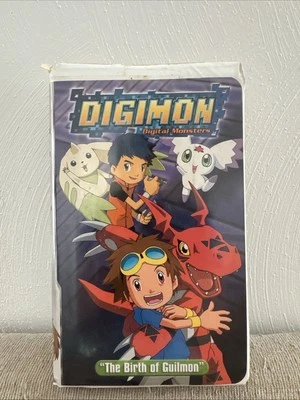 Digimon: The Birth Of Guilmon (VHS) Digital Monsters 2001 - Image 1 of 4