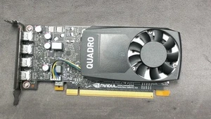 Nvidia Quadro P1000 4GB GDDR5 4 Mini DP Ports PCIe Graphics Card Low Profile - Picture 1 of 4