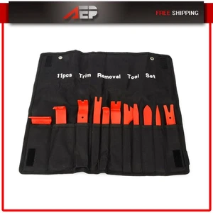 11PCS Plastic Trim Removal Pry Tool Set For Car Radio Panel Dash Clip Fasteners - Picture 1 of 20