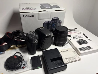 Cámara digital Canon EOS Rebel SL2 24,2 mega píxeles SLR con kit de lentes - negra Foto 1 de 4