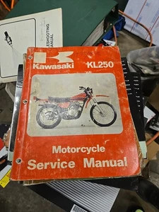 Manual de servicio de reparación de taller Kawasaki KL250 1977 1978 motocicleta  - Imagen 1 de 5