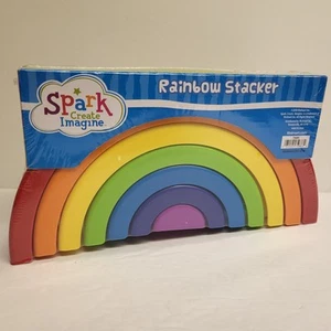 Spark Create Imagine Rainbow Stacker Set Building Toy NEW! - Picture 1 of 6