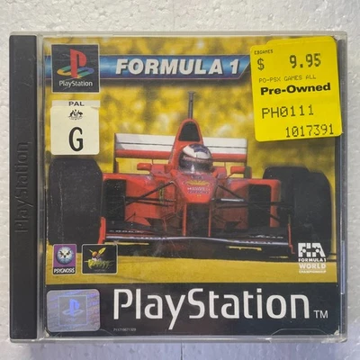 Formula One 1 97  Sony Playstation 1 PS1 PSX PAL Game Black Label Tested - Image 1 of 3