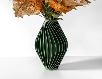Sliced Decorative Table Vase Modern Design - Home Decor - Image 1 of 4