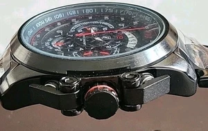 Genoa Multifunction Watch. New Still Covered In Plastic Boxed Never Worn - Picture 1 of 12