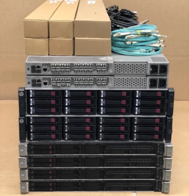 HP MSA 2040 DL360 Gen9 V4 76TB SSD & SAS 10Gbit iSCSI 112-Core 1TB SAN Solution - Image 1 of 2