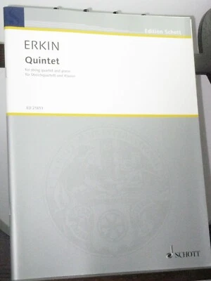 Sheet Music - String Quartet & Piano - Erkin U C - Quintet (1946) - Image 1 of 2