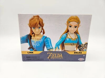 JAKKS PACIFIC The Legend of Zelda Breath of the Wild Link & Zelda 2er Pack Actionfiguren