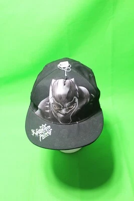 Black Panther Warrior King Hat Cap Marvel Snapback One Size Fits Most - Image 1 of 4