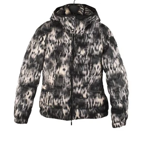 Giubbotto piumino leopardato donna Moncler Saby originale taglia 1/S H5410 - Foto 1 di 9