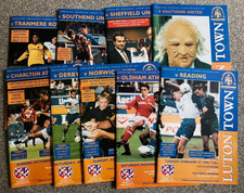 Luton 7   programmes 1995/96 & 1 from 1994/95