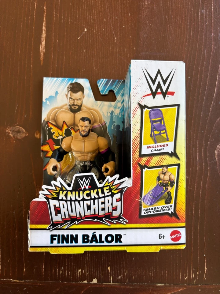 2024 Mattel WWE Knuckle Crunchers Finn Balor Includes Chair