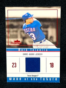 Camiseta deportiva Fleer Showcase Mark Teixeira 2005 #WF-MT Wave of the Future roja/610 - Imagen 1 de 2