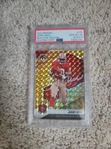Signed Jerry Rice Card