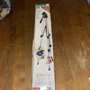 Ambico V-0555 Tripod Camera video Youtube Photo 54" Deluxe Video Photo 3way Pan - Picture 1 of 1